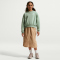 NIKE Sportswear Club Fleece Boxy Crewneck Sweatshirt Mädchen 006 - steam/steam/white S (128-137 cm)