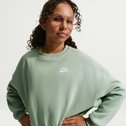 NIKE Sportswear Club Fleece Boxy Crewneck Sweatshirt Mädchen 006 - steam/steam/white L (146-156 cm)