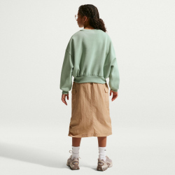 NIKE Sportswear Club Fleece Boxy Crewneck Sweatshirt Mädchen 006 - steam/steam/white L (146-156 cm)