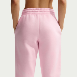 NIKE Sportswear Phoenix Mid-Rise Fleece Jogginghose Damen 663 - pink foam/sail M