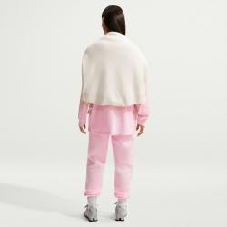 NIKE Sportswear Phoenix Mid-Rise Fleece Jogginghose Damen 663 - pink foam/sail M