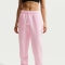 NIKE Sportswear Phoenix Mid-Rise Fleece Jogginghose Damen 663 - pink foam/sail M