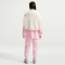 NIKE Sportswear Phoenix Mid-Rise Fleece Jogginghose Damen 663 - pink foam/sail M
