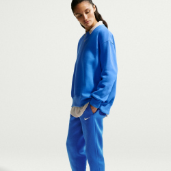 NIKE Sportswear Phoenix Mid-Rise Fleece Jogginghose Damen 435 - lt photo blue/sail L