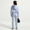NIKE Sportswear Phoenix Mid-Rise Fleece Jogginghose Damen 407 - hydrogen blue/sail XS
