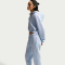 NIKE Sportswear Phoenix Mid-Rise Fleece Jogginghose Damen 407 - hydrogen blue/sail S