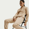 NIKE Sportswear Phoenix Mid-Rise Fleece Jogginghose Damen 286 - linen/sail XL
