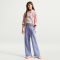 NIKE Sportswear Club Fleece Wide Leg Jogginghose Mädchen 569 - light thistle/white XS (122-128 cm)