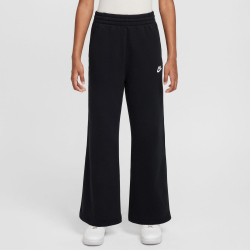 NIKE Sportswear Club Fleece Wide Leg Jogginghose Mädchen 010 - black/black/white XS (122-128 cm)
