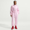 NIKE Sportswear Phoenix Fleece High-Waist Oversize Jogginghose Damen 663 - pink foam/sail S
