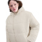 NIKE Sportswear Classic Therma-FIT Pufferjacke Damen 072 - light bone/white 1X