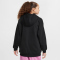 NIKE Sportswear Club Fleece Oversize Hoodie Kinder 010 - black/white XS (122-128 cm)