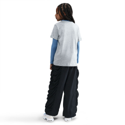 NIKE Sportswear T-Shirt Kinder 064 - dk grey heather/black/white S (128-137 cm)