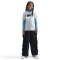 NIKE Sportswear T-Shirt Kinder 064 - dk grey heather/black/white S (128-137 cm)