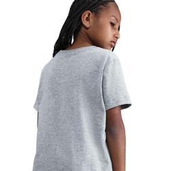 NIKE Sportswear T-Shirt Kinder 064 - dk grey heather/black/white XL (158-170 cm)