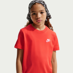 NIKE Sportswear T-Shirt Kinder 842 - turf orange/white L (147-158 cm)