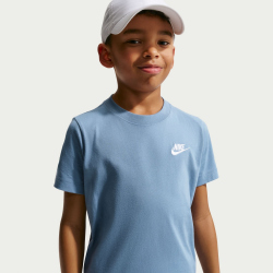 NIKE Sportswear T-Shirt Kinder 486 - work blue/white S (128-137 cm)