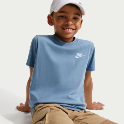NIKE Sportswear T-Shirt Kinder 486 - work blue/white L (147-158 cm)