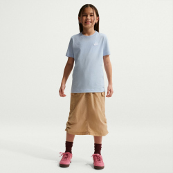 NIKE Sportswear T-Shirt Kinder 407 - hydrogen blue/white S (128-137 cm)