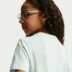 NIKE Sportswear T-Shirt Kinder 394 - barely green/white S (128-137 cm)