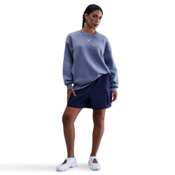 NIKE Sportswear Phoenix Fleece Oversize Crew Neck Sweatshirt Damen 499 - world indigo/sail XS
