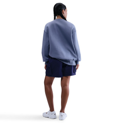 NIKE Sportswear Phoenix Fleece Oversize Crew Neck Sweatshirt Damen 499 - world indigo/sail XS