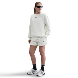 NIKE Sportswear Phoenix Fleece Oversize Crew Neck Sweatshirt Damen 133 - sail/black XS