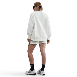 NIKE Sportswear Phoenix Fleece Oversize Crew Neck Sweatshirt Damen 133 - sail/black XS