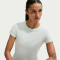 NIKE Sportswear Chill Knit Mod-Cropped T-Shirt Damen 394 - barely green/sail XS