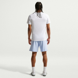 NIKE Club Knit Sweatshorts Herren 407 - hydrogen blue/white S
