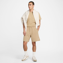 NIKE Club Knit Sweatshorts Herren 297 - parachute beige/white S