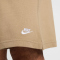 NIKE Club Knit Sweatshorts Herren 297 - parachute beige/white S