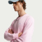 NIKE Club Crew Fleece-Sweatshirt Herren 663 - pink foam/white S