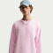NIKE Club Crew Fleece-Sweatshirt Herren 663 - pink foam/white M