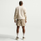 NIKE Club Crew Fleece-Sweatshirt Herren 229 - lt khaki/white M