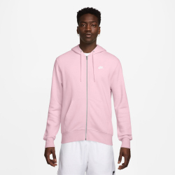 NIKE Club Fleece-Kapuzenjacke Herren 663 - pink foam/pink foam/white S