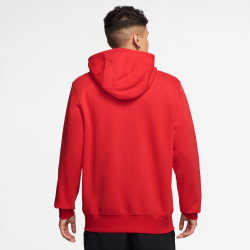 NIKE Club Fleece-Kapuzenjacke Herren 657 - university red/university red/white XL