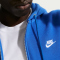 NIKE Club Fleece-Kapuzenjacke Herren 480 - game royal/game royal/white S