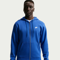 NIKE Club Fleece-Kapuzenjacke Herren 480 - game royal/game royal/white M