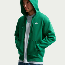 NIKE Club Fleece-Kapuzenjacke Herren 365 - malachite/malachite/white S