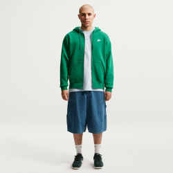 NIKE Club Fleece-Kapuzenjacke Herren 365 - malachite/malachite/white M