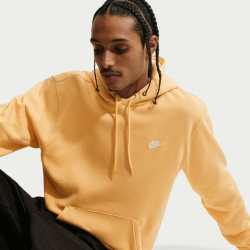 NIKE Club Fleece-Hoodie Herren 795 - topaz gold/topaz gold/white S