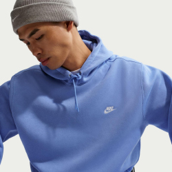 NIKE Club Fleece-Hoodie Herren 494 - royal pulse/royal pulse/white S