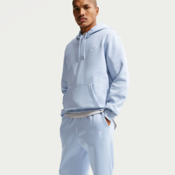 NIKE Club Fleece Jogginghose Herren 407 - hydrogen blue/hydrogen blue/white S