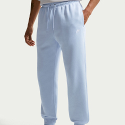 NIKE Club Fleece Jogginghose Herren 407 - hydrogen blue/hydrogen blue/white M