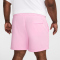 NIKE Club French Terry Shorts Herren 663 - pink foam /pink foam /white XXL