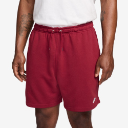 NIKE Club French Terry Shorts Herren 613 - team crimson/team crimson/white XS