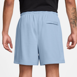 NIKE Club French Terry Shorts Herren 407 - hydrogen blue/hydrogen blue/white XXL