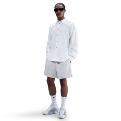 NIKE Club French Terry Shorts Herren 051 - birch heather/white/white M