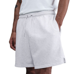 NIKE Club French Terry Shorts Herren 051 - birch heather/white/white M